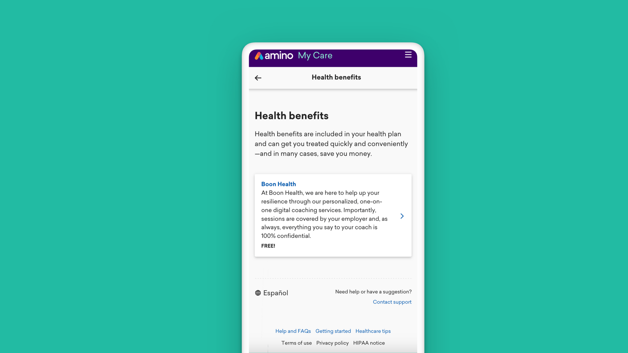 Now available: Configure the Health Benefits description